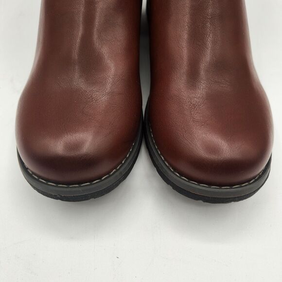 Eastland Womens 9.5M Jasmine Ankle Booties Brown Faux Leather Pull On Casual - Picture 12 of 16